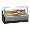 Comptoir chauffant de nourriture bain-marie - Mod PORTHOS