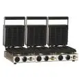GAUFRIER SUCETTE PROFESSIONNEL - MOD. PIASTRA WB3 - PLAQUE EN ALLIAGE ALUMINIUM ET TITANE - 3 PLAQUES POUR GAUFRES SUR BÂTONNETS - ALIMENTATION 400V /50Hz TRIPHASÉE - PUISSANCE 3500 W - DIM. L 82 X P 41 X h 23 cm - NORME CE