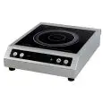 PLAQUE À INDUCTION - Mod. RT 350 PRO TOUCH - Plaque en vitrocéramique Schott Ceran - Écran numérique et commandes tactiles - Zone de cuisson 120 mm ÷ 260 mm - Puissance 3500 W - Alimentation monophasée - Dimensions L 34 x P 41 x 10,5h cm - Norme CE