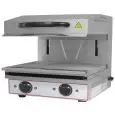 SALAMANDRE - Mod. SA 600 - Plan de cuisson 59x32 cm - 2 termostati separati - Puissance kW 4 - Alimentation monophasé - Dim.60 x 52 x h 53 cm - Norme CE