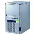 MACHINE À GLAÇONS CREUX - Mod. SEI30 - CAPACITÉ BAC 6 Kg - PRODUCTION AVEC MOTEUR À AIR JUSQU’À 32 kg /24 h - PRODUCTION AVEC MOTEUR À EAU JUSQU’À 31 kg /24 h - Dim. L 33,6 x P 45,7 x H 59,7/61,7 cm