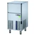MACHINE À GLAÇONS CREUX - Mod SDH 64 - CAPACITÉ DU RÉSERVOIR kg 20 - PRODUCTION AVEC MOTEUR À AIR JUSQU'À kg 62/24 h - PRODUCTION AVEC MOTEUR À EAU JUSQU'À kg 60/24 h - Dimensions cm L 48,6 x P 57,5 x 81,6/90,8 H