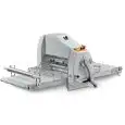 LAVEUSE DE PÂTE MANUELLE POUR PÂTISSERIE ECO - COMPTOIR - MOD. SFBE500/95 - PLATEAU 95 cm - CYLINDRES cm 49,6 - NORME CE