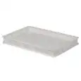 BACS À PÂTONS EN POLYPROPYLÈNE - CÔTÉS ET FOND PERFORÉS - CAPACITÉ 12 L - DIMENSIONS EXTÉRIEURES L 60 x P 40 x h 7 cm