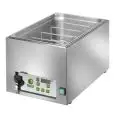 CUISEUR SOUS-VIDE - MOD SV25 - Avec robinet de vidange - Capacité cuve Lt 25 - Alimentation monophasée 230V/1/50-60Hz - Puissance W 2000 - Dimensions cm L 64 x P 35 x H 33