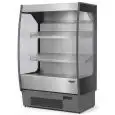PRÉSENTOIR MURAL RÉFRIGÉRÉ - MOD. LIDO FV INOX - POUR FRUITS ET LÉGUMES - VENTILÉ - TEMPÉRATURE MINIMALE DE SERVICE °C +6/+8 - SELF SERVICE - MODULAIRE- NORME CE