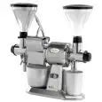 MOULIN À CAFÉ MOULIN À POIVRE ET RÂPE - MCMPGR CGPT - PRODUCTION HORAIRE CAFE'/FROMAGE 10/50 Kg - Alimentation V 230/400/50-60Hz TRIPHASE - PUISSANCE Kw 0,75 (0,1 Hp) - DIM. 26 x 65 x h65 - NORME CE