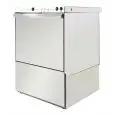 LAVE-VERRES PROFESSIONNEL EN ACIER INOX - MOD U500 - ALIMENTATION MONOPHASÉE - HAUTEUR MAX PASSAGE UTILE 34 cm - CASIER CARRÉ 50x50 cm - DURÉE CYCLE 120 sec - DOSEUR DE LIQUIDE DE RINÇAGE RÉGLABLE - Dimension totale L 55 x P 60 x h 82,5 cm