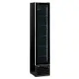 ARMOIRE RÉFRIGÉRÉE EN TÔLE PEINTE NOIRE - POUR BOISSONS - FROID BRASSÉ - Mod. ESP COOLER - CAPACITÉ 164 L - 1 PORTE VITRÉE - TEMPÉRATURE 0/+10°C - DIM. L 39 x P 47,5 x H 188 cm - NORME CE