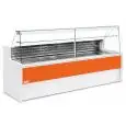 Comptoir alimentaire réfrigéré - Mod TIBET VD - Froid Statique avec cellule de réserve réfrigérée - Température °C +4/+6 - Profondeur de surface d’affichage : 52 cm