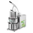 COUPE-LÉGUMES - Mod TV4000 MN - Structure en acier inoxydable AISI 304 - 5 disques inclus - Alimentation monophasée 230V/1/50Hz - Puissance 370 W - Dimensions cm L 28 x P 63 x H 55
