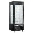 VITRINE RÉFRIGÉRÉE POUR PÂTISSERIE ET GLACERIE - Mod VFP 404SB - INDUSTRIE 4.0 - RÉFRIGÉRATION STATIQUE - CAPACITÉ LT 440 - TEMPÉRATURE -22º/+5ºC - Dimensions cm L 70 x P 65 x H 190 - Norme CE