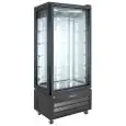 PRÉSENTOIR VERTICAL RÉFRIGÉRÉ EN ACIER INOXYDABLE - VERRE SUR 4 CÔTÉS - Mod VIC 85 PHP - VENTILÉ - CAPACITÉ 340 L - TEMPÉRATURE -18°/-21°C - DIMENSIONS cm L 85 x P 59,5 x H 195 - NORME CE