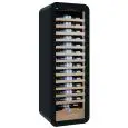 Vitrine réfrigéré pour vin avec capacité Lt 268 et température de +2 à +20 °C Klimaitalia VINARIUS 60 BLACK