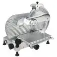 TRANCHEUSE VERTICALE - Mod. VS S 350 FR BLC CEP - Pour charcuterie - Lame en acier inox ø 350 - Capacité de coupe L 280 x P 225 mm - Affûteur fixe - Verrouillage du chariot - Alimentation monophasée 230V/1/50Hz - Norme CE