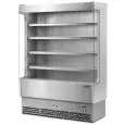PRÉSENTOIR MURAL RÉFRIGÉRÉ - MOD. VULCANO 60 INOX - PUR VIANDE - VENTILÉ - TEMPÉRATURE MINIMALE DE SERVICE °C +0/+2 - SELF SERVICE -NON MODULAIRE- NORME CE