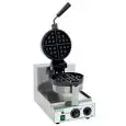 PLAQUE INDIVIDUELLE - Mod WMFY2205 - N 1 gaufrier pour gofre ronde Ø 18,5 cm - Alimentation Monophasé 230V/1/50-60Hz - Puissance W 1300 - Dimensions cm L 28 x P 52 x 31/65,5 h