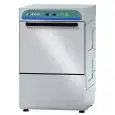 LAVE VERRES ÉLECTRONIQUE EN ACIER INOX - MOD. X29ER - VOLTAGE MONOPHASE - CONTRÔLE DE LAVAGE ÉLECTRONIQUE - HAUTEUR MAX PASSAGE INTÉRIEUR 27,5 cm- PANIER RONDE ø 40 cm - CYCLE (sec) 90/120/150/180 - DOSEUR POUR DÉTERGENT ET LIQUIDE DE RINÇAGE - Dim. Total