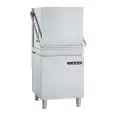 LAVE-VAISSELLE PROFESSIONNEL MÉCANIQUE EN ACIER INOX - MOD. ES90 - ALIMENTATION TRIPHASÉE - PASSAGE UTILE HAUTEUR MAXIMUM VERRES 40 cm - PASSAGE UTILE HAUTEUR MAXIMUM ASSIETTES Ø 44 cm - PANIER CARRÉ 50x50 cm - CYCLE : 75/180 sec - DOSEUR HYDRAULIQUE DE P