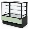 VITRINE NEUTRE (NON RÉFRIGERÉE) - MOD. EVOK_NE - PORTES POSTÉRIEURES COULISSANTES EN DOUBLE VITRAGE TEMPRÉ - VITRES EN VERRE TREMPÉ THERMOPANE SUR 5 CÔTÉS - N. 3 TABLETTES EN VERRE AVEC ÉCLAIRAGE - NORME CE - PROFONDEUR PLAN D'EXPOSITION: 66 cm