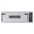 FOUR ÉLECTRIQUE NUMÉRIQUE À PIZZA - Mod. TRAYS 4/D - N. 1 chambre -Plan en brique réfractaire ou chambre de cuisson entièrement en briques réfractaires - Dim.  chambre  82 x 84 x 17,5 h - Capacité: N. Pizzas 4 (Ø cm 40)/N. 2 plaques  60x40 cm - Puissance 