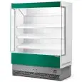 PRÉSENTOIR MURAL RÉFRIGÉRÉ - MOD. VULCANO 80 PEINT F/V - POUR FRUITS ET LÉGUMES - VENTILÉ - TEMPÉRATURE MINIMALE DE SERVICE °C +6/+8 - SELF SERVICE -NON MODULAIRE- NORME CE