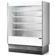 PRÉSENTOIR MURAL RÉFRIGÉRÉ - MOD. VULCANO 80 VERNICIATO C/P - POUR VIANDE PRÉEMBALLÉE - VENTILÉ - TEMPÉRATURE MINIMALE DE FONCTIONNEMENT °C 0/+2 - LIBRE-SERVICE - NON CANALISABLE - NORME CE