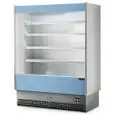 PRÉSENTOIR MURAL RÉFRIGÉRÉ - MOD. VULCANO 60 VERNICIATO - PUR VIANDE - VENTILÉ - TEMPÉRATURE MINIMALE DE SERVICE °C +0/+2 - SELF SERVICE -NON MODULAIRE- NORME CE