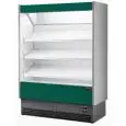 PRÉSENTOIR MURAL RÉFRIGÉRÉ - MOD. VULCANO 80 PEINT F/V - POUR FRUITS ET LÉGUMES - VENTILÉ - TEMPÉRATURE MINIMALE DE SERVICE °C +6/+8 - SELF SERVICE -NON MODULAIRE- NORME CE