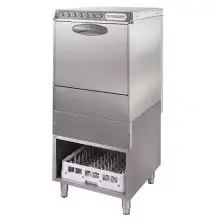 LAVE VAISSELLE PROFESSIONNEL mod. B 4SB - PASSAGE UTILE HAUTEUR MAXIMUM cm 37 - PANIER CARRE' cm 50x50 - Cycle 120" / 240" - Dimension totale cm 59,4x63,7x132