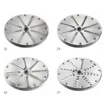 DISQUES POUR JULIENNE - à utiliser avec la trancheuse / découpe-mozzarella Modèle TV4000, TV2000RN, TV3000R, TV2500, FNT