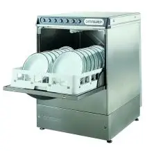 LAVE VAISSELLE PROFESSIONNEL mod. EL 503 - Alimentation thriphasé - PASSAGE UTILE HAUTEUR MAXIMUM cm 32 - PANIER CARRE' cm 50x50 - Cycle 120"/240" - Dimension totale cm 59,4x60,6x81,4